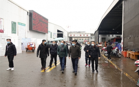 市發(fā)改委、經(jīng)開區(qū)管委會(huì)等上級(jí)有關(guān)部門領(lǐng)導(dǎo)帶隊(duì)檢查市場保供工作